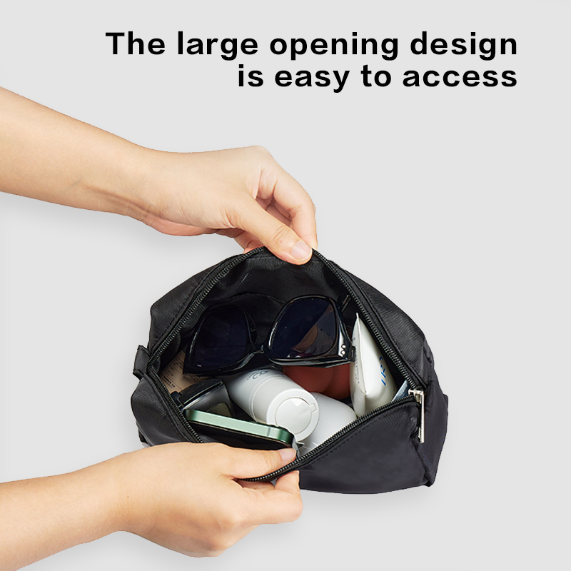 Factory Diretly Offer Mens Business Trip Compact Design Toiletry Bag With Zipper Closure