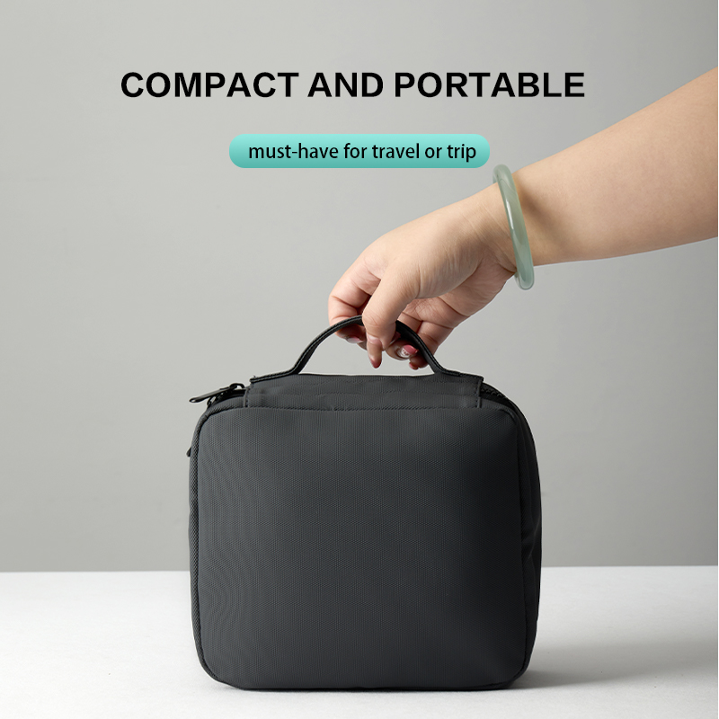 2 IN 1 Eco-friendly Trave Hanging Toiletry Bag with TPU Clear Pouch Supply