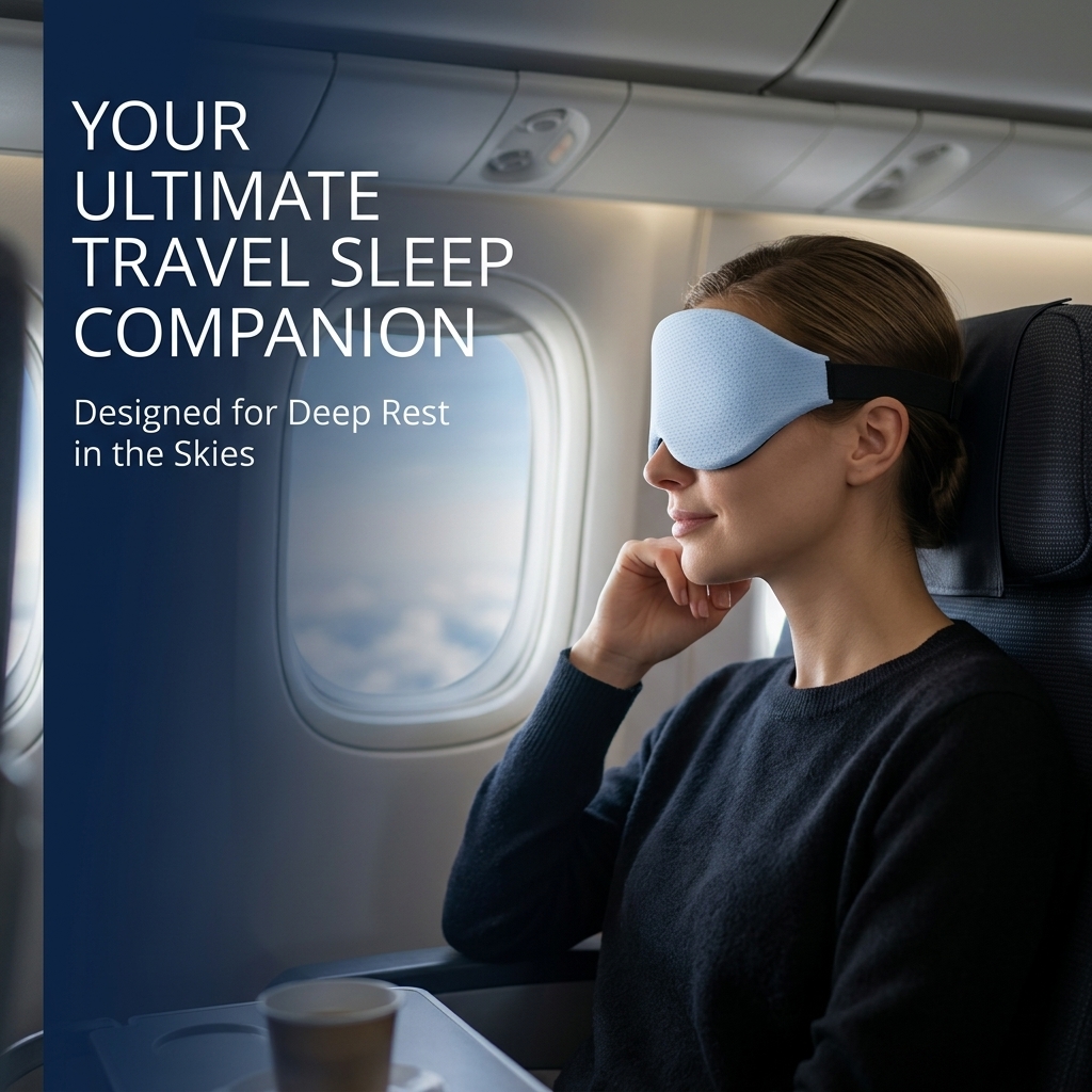 No Pressure 3D Eyemask Sleep Mask for Traveling Sleeping