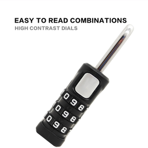 OEM ODM 3 Digital TSA Lock Travel Combination Padlock with TSA Luggage Check Status Function