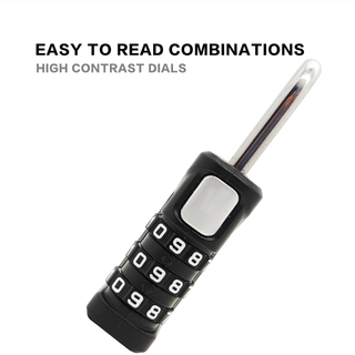 EASY TO READ 3 Digital TSA Lock Travel Combination Padlock with TSA Luggage Check Status Function