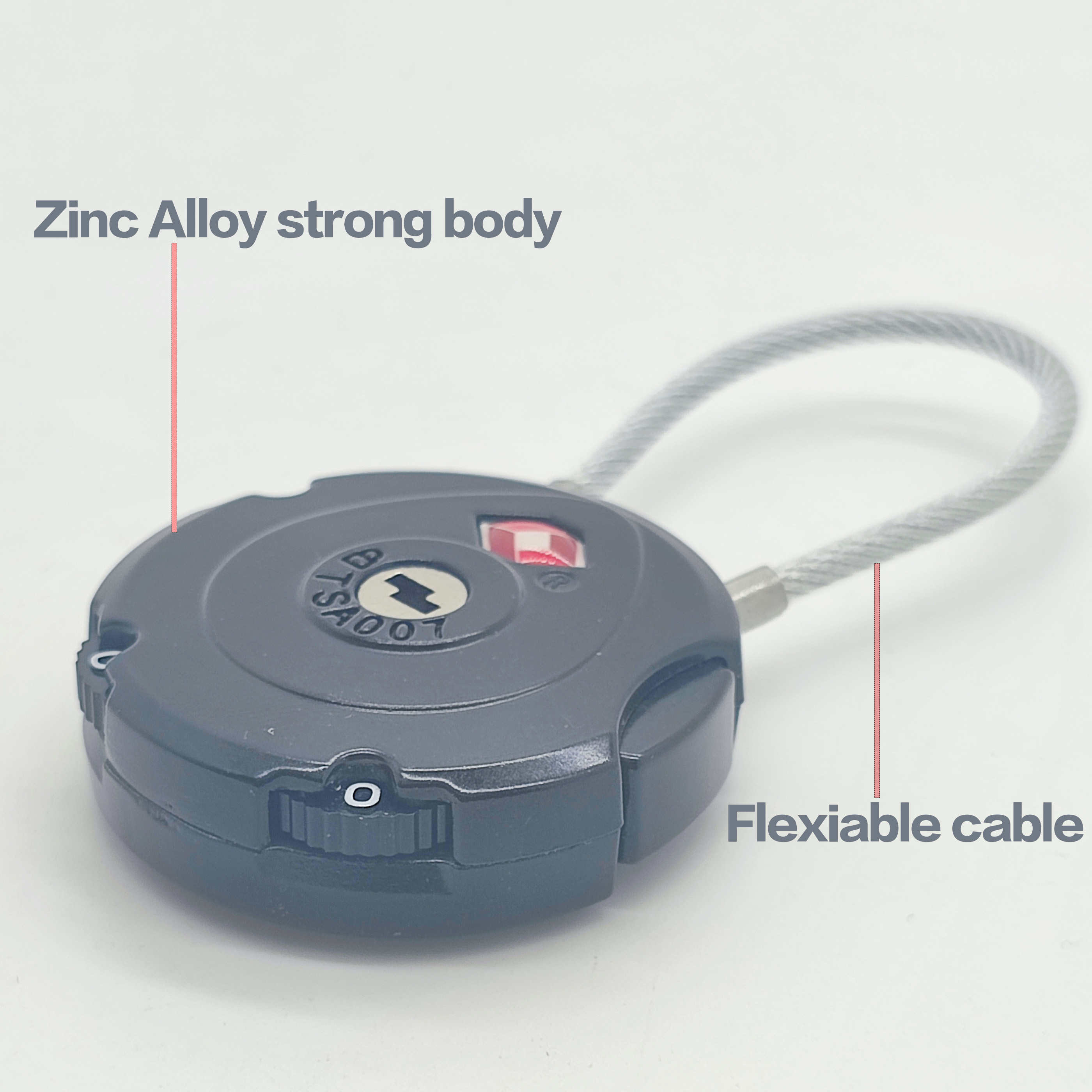 One-stop high quality service manufacturer Resettable Round 3 Digit Combination Lock