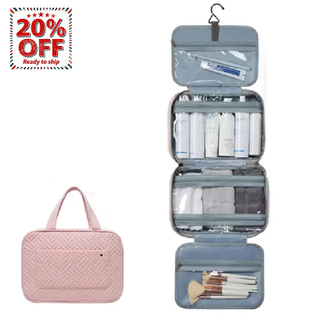 [UP TO 20% OFF] Black Friday Promotion, Original Factory Supply Popular Foldable Toiletry Bag Hanging Travel Cosmetic Bag