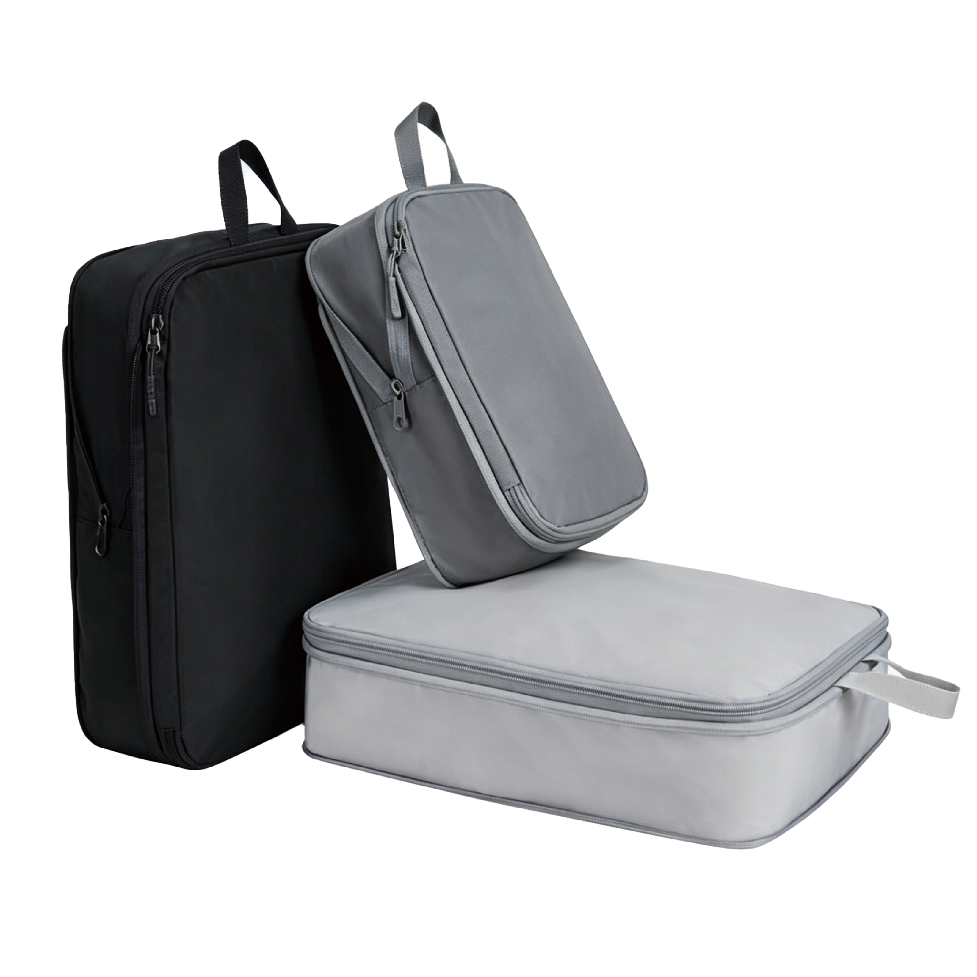 2pcs Set Durable Compression Packing Cubes, Expandable travle organizer
