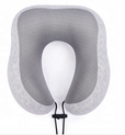 Cuscino Da Viaggio Per Bambini A Forma Di Animale: Morbido Memory Foam A U Con Maschera E Tappi, Perfetto Per Auto, Aereo E Treni (Arancione) - 2
