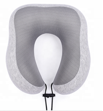 Cuscino da viaggio elastico a forma di U Cuscino for collo, cuscino for collo in memory foam a forma di animale con maschera for gli occhi Adatto for ufficio, aereo, auto, casa