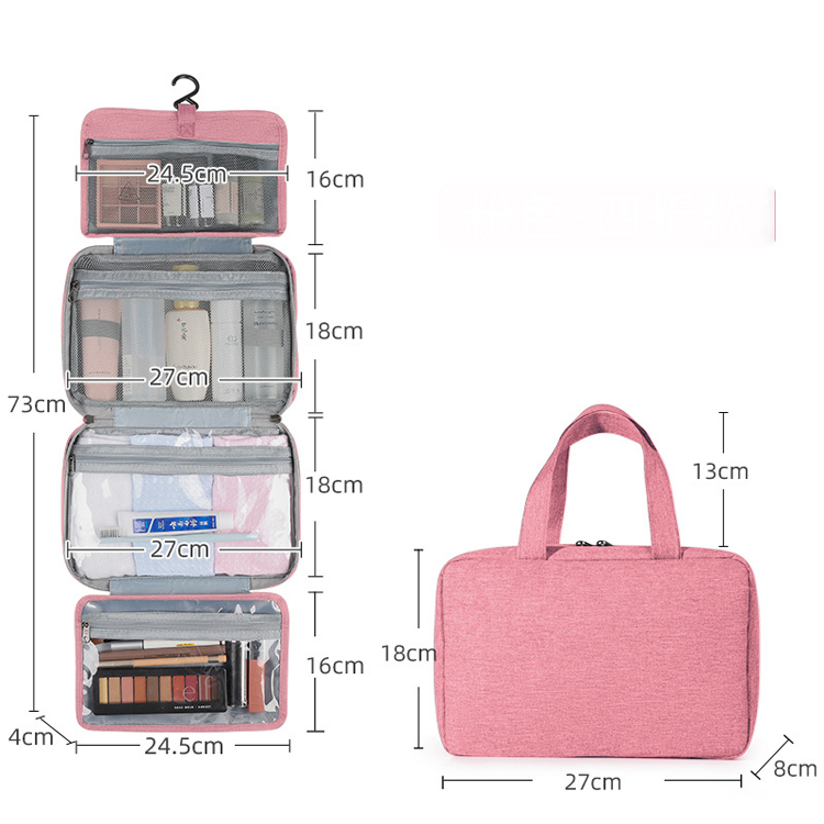 Custom Beauty Makeup Bag Waterproof Polyester Travel Multifunctional Professional Cosmetic Bags