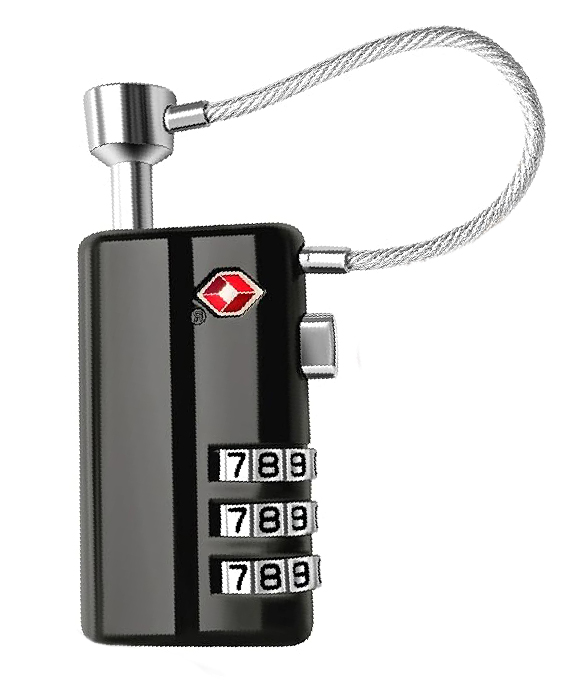 OEM ODM Unique Design Gun Case TSA Lock with Durable & Cut Resistant Alloy Steel Shank