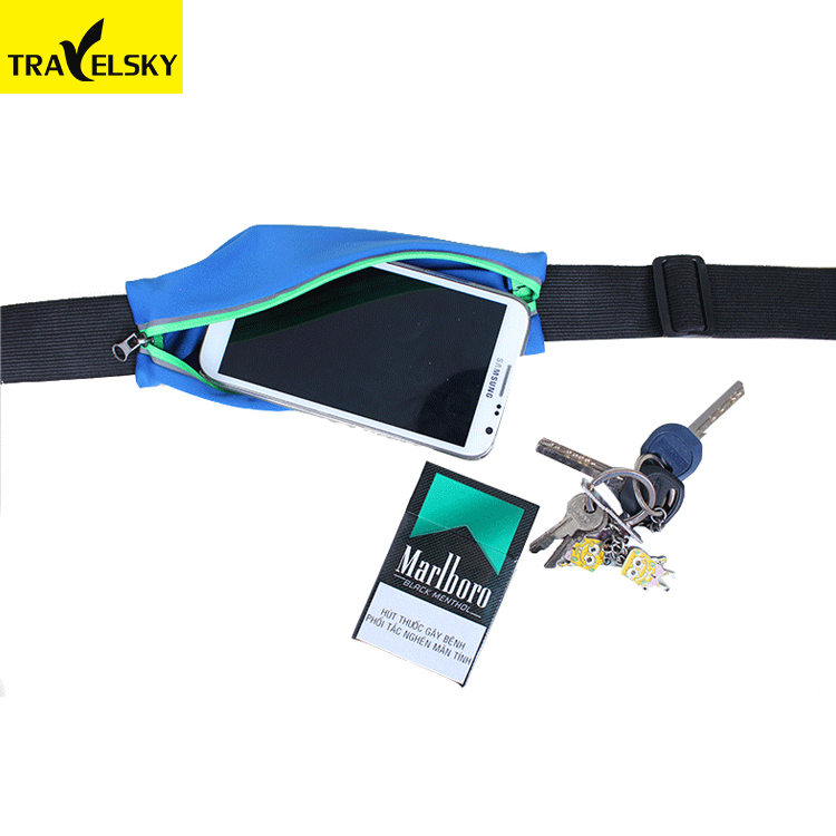 1650105 Travelsky Wholesale Running Belt Waist Bag for Cell Phone Money