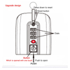Luggage Combination Lock with Alert Indicator TSA Approved