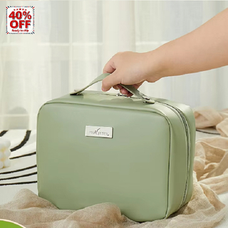 [40% OFF] Instock Toiletry Bag for Black Friday Promotion, Use Friendly PU Toiletry Bag with Makeup Brush Panel