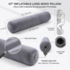 Wholesale Custom Inflatable Body Pillow Rapid Air Inflation Durable PVC Travel Sleep Pillow | BSCI Factory | Travelsky 