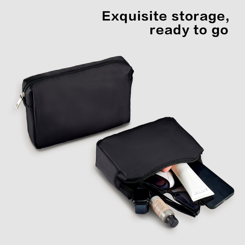 Factory Diretly Offer Mens Business Trip Compact Design Toiletry Bag With Zipper Closure