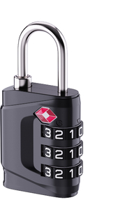 13003H Easy To Read and Set 3-dial Combination TSA Padlock