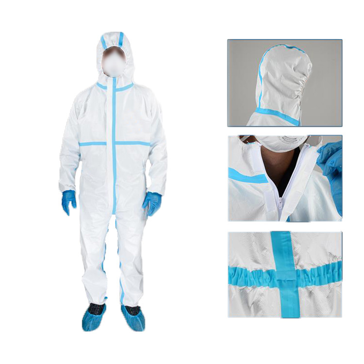 Disposable Medical Protective Coverall Isolation Gowns Safety Clothing Suit 