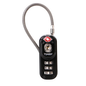 13322 Small TSA Combination Cable Lock for Suitcase