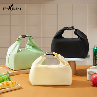 OEM ODM Japaness Style Insulated Lunch Bag with Click-on Buckle