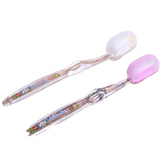 13711Travelsky Travel Accessories Custom Personalized Children Travel Plastic Toothbrush Cover