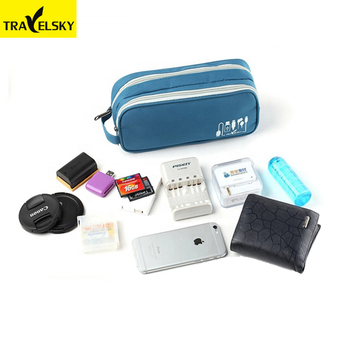 13501 Cheapest Promotion Gift Custom Logo Cable Storage Bag Zipper Earphone Case