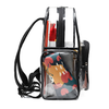 16651A Designer Fashion Leisure Bags Clear Transparent PVC Backpack