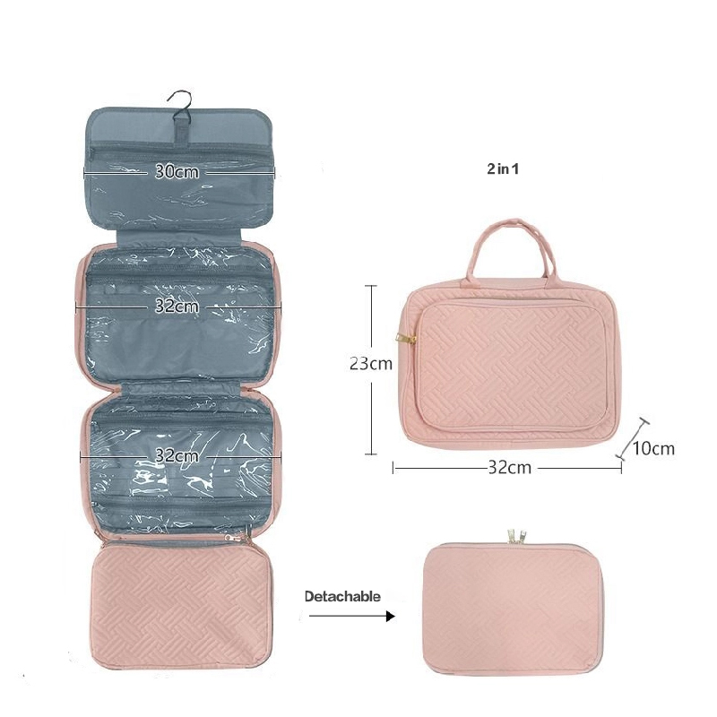 [UP TO 20% OFF] Black Friday Promotion, Original Factory Supply Popular Foldable Toiletry Bag Hanging Travel Cosmetic Bag