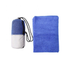 1373001 Travelsky Outdoor Travel Microfiber Towel Fabric Roll With Drawstring Bag