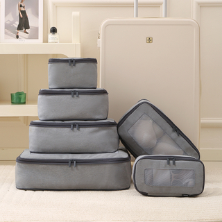 Travelsky OEM ODM 6 pcs Compressed Packing Cubes