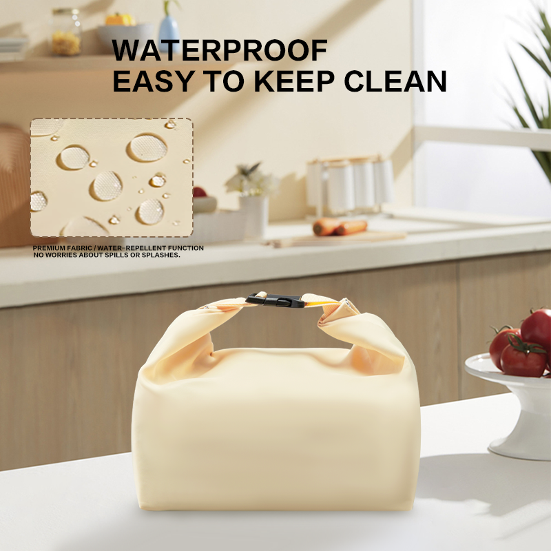 OEM ODM Japaness Style Insulated Lunch Bag with Click-on Buckle