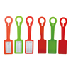 Silicone Luggage Tag with Strap