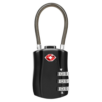 Zinc Alloy TSA Approved Flex 3 Dial Combination Luggage Lock