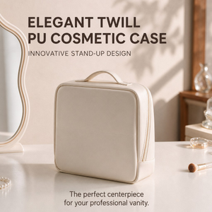 Woman Soft touch cosmetic bag Premium water-resistant makeup bag manufacturer