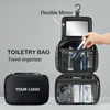 13550PBK4 OEM ODM Travel Cosmetic Bag with Mirror
