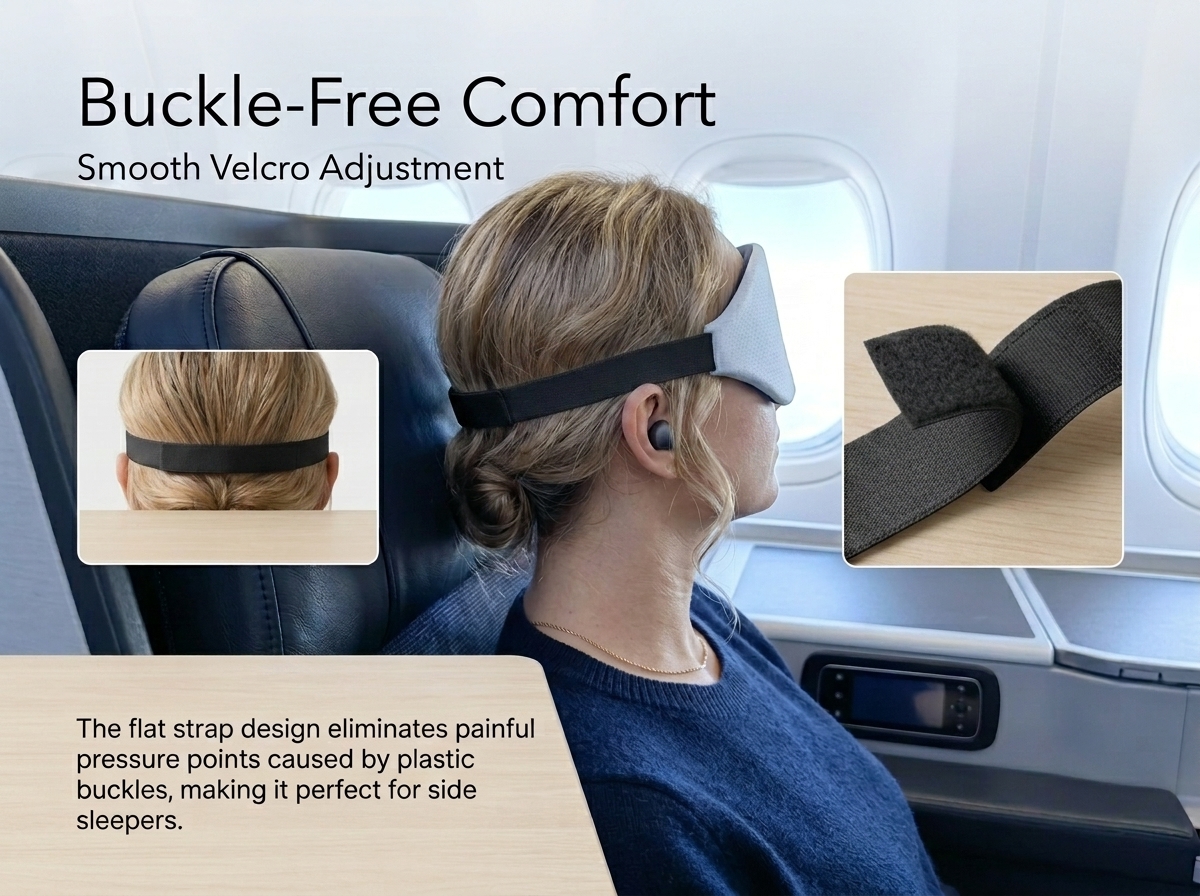No Pressure 3D Eyemask Sleep Mask for Traveling Sleeping