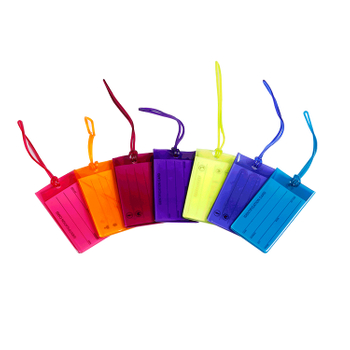 13125 Flexiable Jelly PVC Luggage Tag 