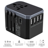 13688-4 4USB Universal travel adapter with Type C