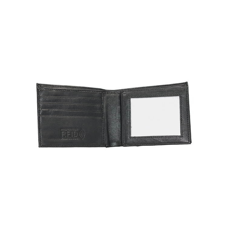 13588A PU Men Wallet with Advanced RFID Secure