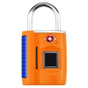 16338 Outdoor Security Portable Smart Fingerprint Padlock TSA Fingerprint Lock for Luggage 
