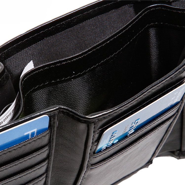 Tri-fold Ultra Slim PU Men Wallet 13631-5