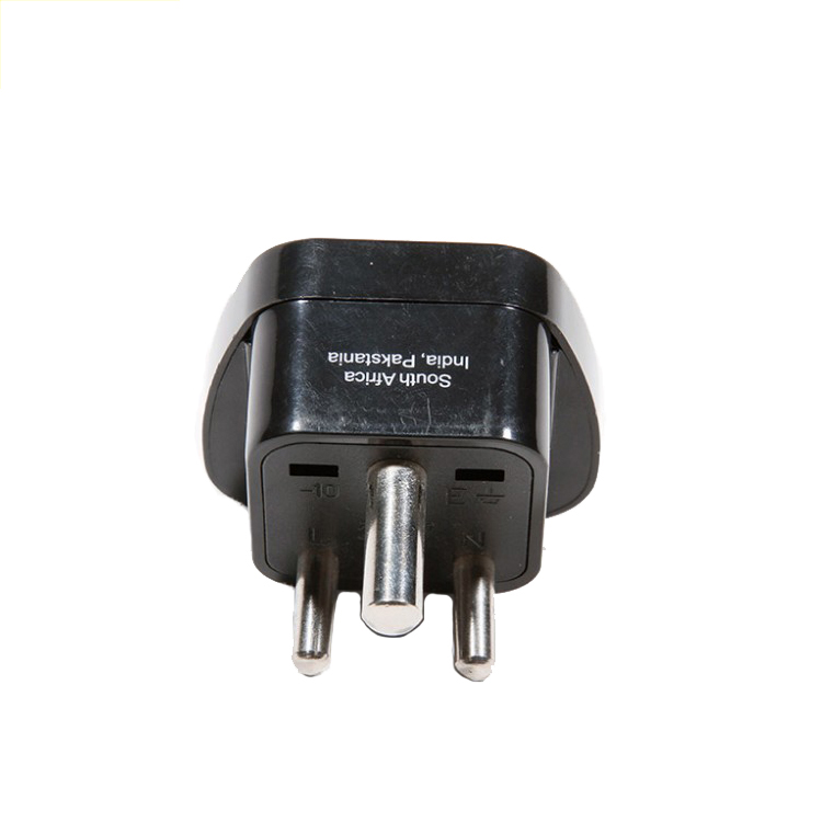 Gift 10A travel adapter 3 pin south africa indian plug-4