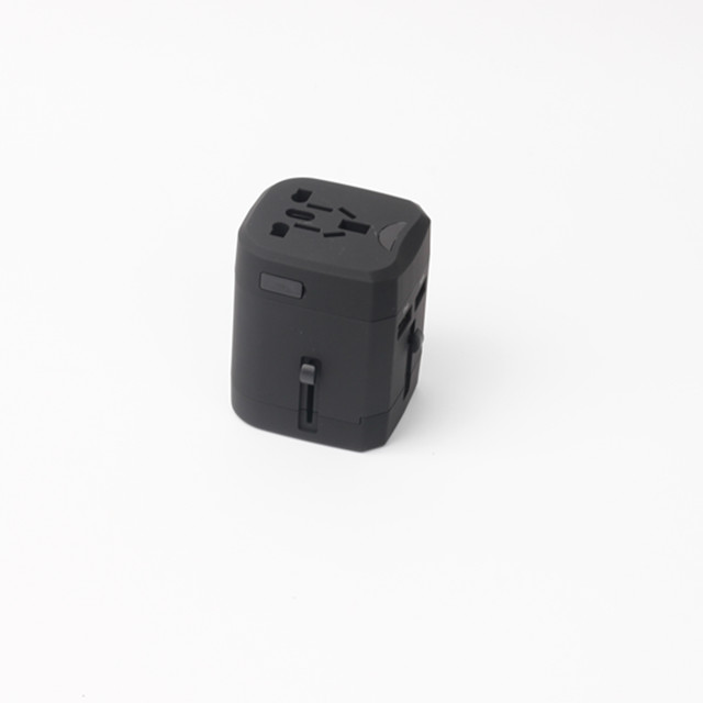 All in One travel plug adapter 2 USB Port Charger adaptor with AU US UK EU Plug 2