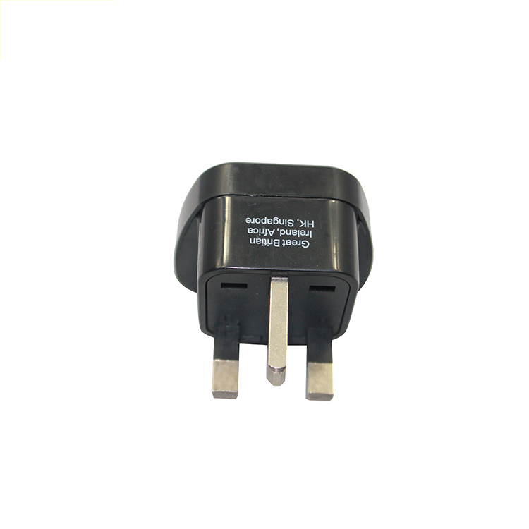 Travel 250v to 110v plug adapter with safety shutter africa 3 pin adaptor plug 1