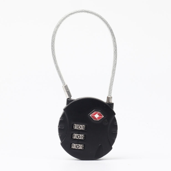 13321B Hot Sale TSA 3-dial Travel Cable Lock