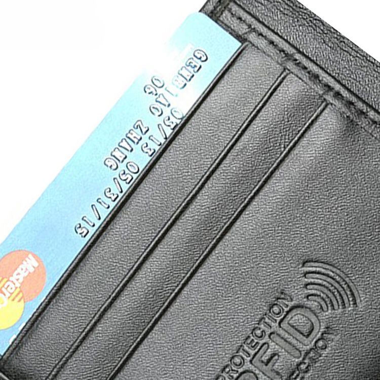 Genuine Split Leather Men Wallet 13586C-7