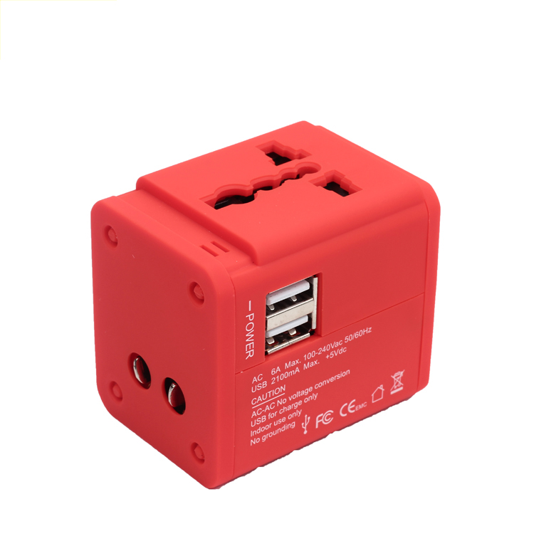 AU US UK EU world multi-nation travel adapter with usb charger-4
