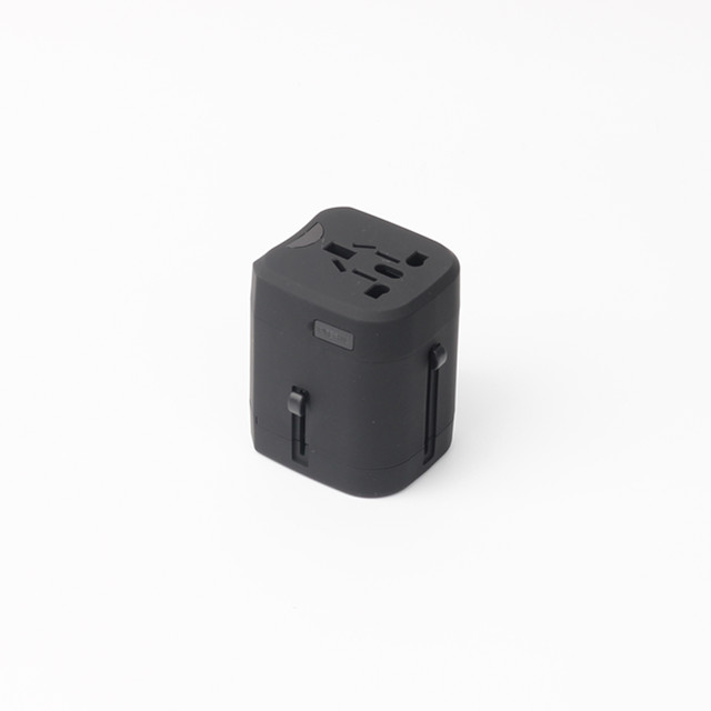 All in One travel plug adapter 2 USB Port Charger adaptor with AU US UK EU Plug 5