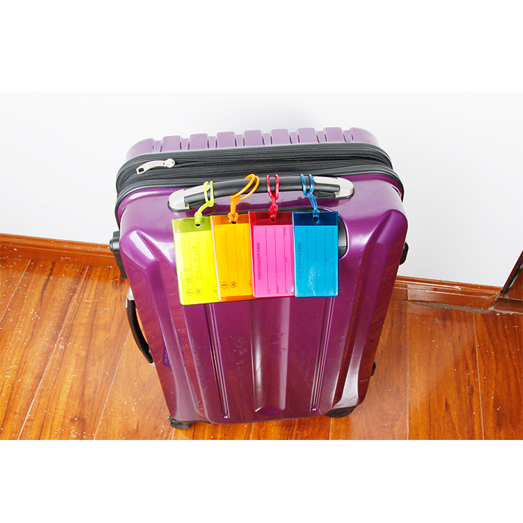 13125 Colored PVC Luggage Tag 