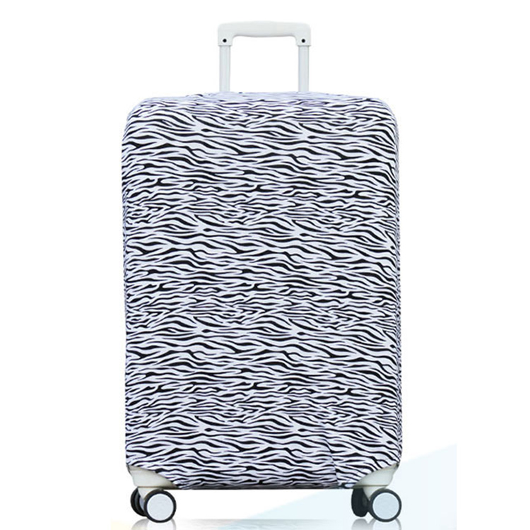 16861B Travel Colorful Suitcase Protector Elastic Spandex Luggage Cover 
