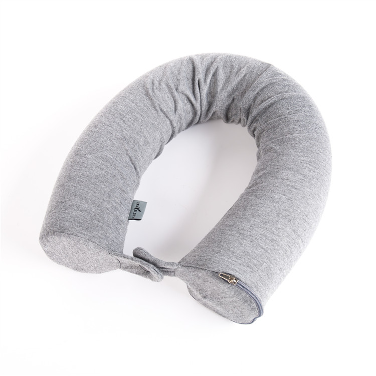 100% Polyester+Memory Twist Memory Foam Neck Pillow 