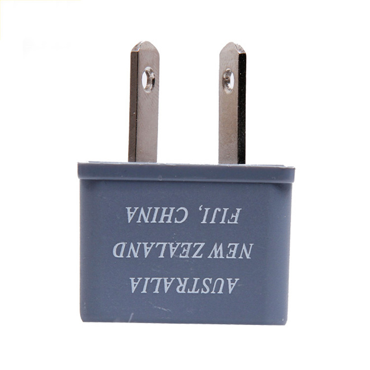 Travelsky 2 flat pins adapter plug 13605-1