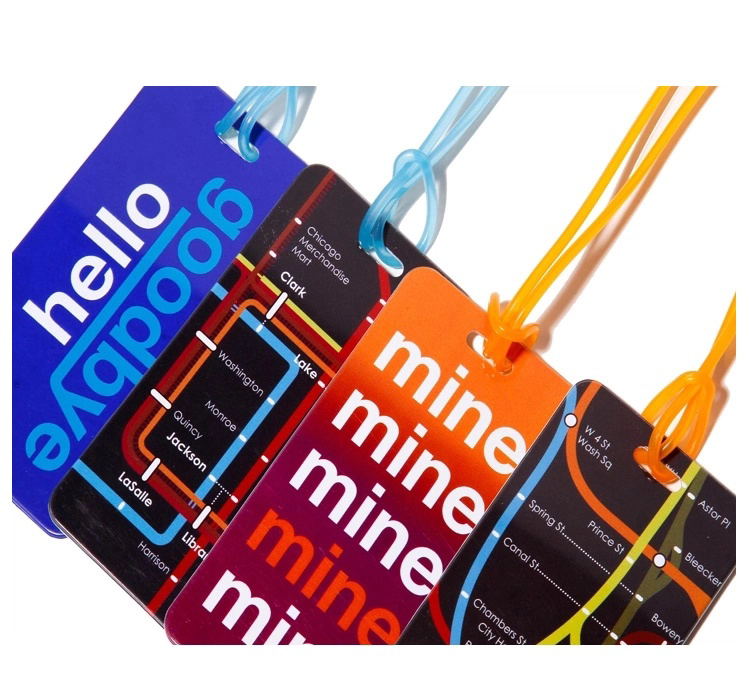 Customized Plastic Luggage Tag (3)